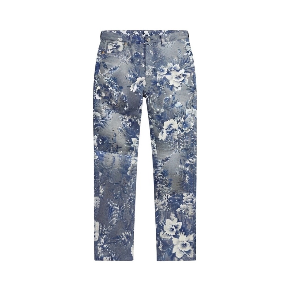 Ralph Lauren Purple Label Floral Jacquard Tapestry Pants Unisex Made in Italy 14